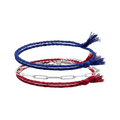 Navy & Red Stack – 3 bracelet Set