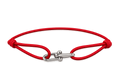 Amara True Bond Bracelet Red Silver