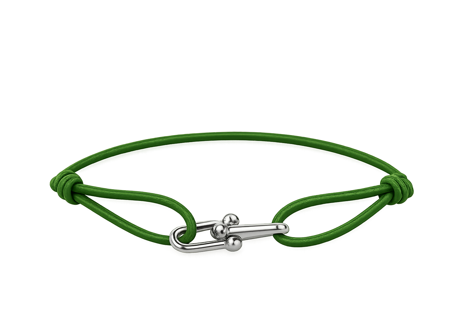 Amara True Bond Bracelet Green Silver