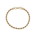 Amara Twisted Rope Bracelet Gold