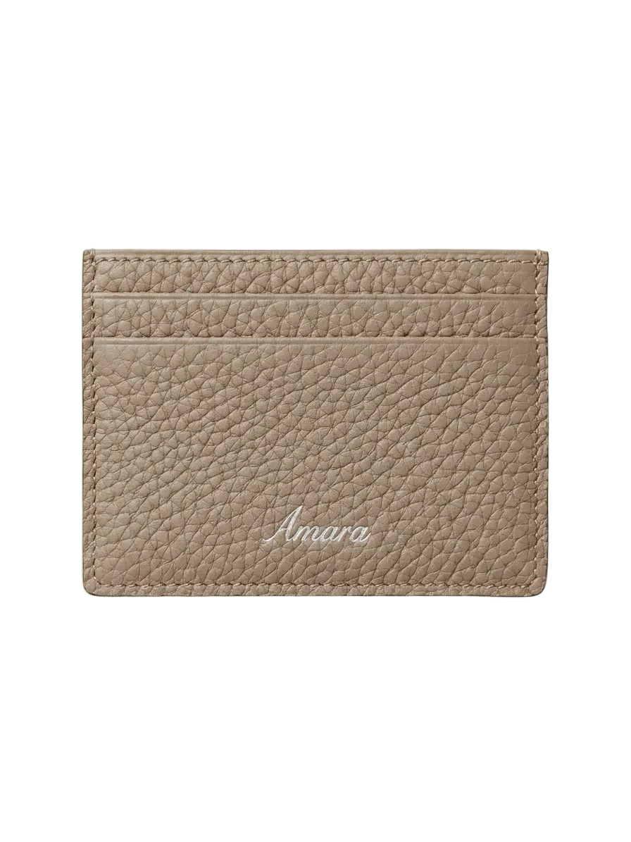 Amara card wallet Beige