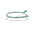 Tiffany & Silver Stack – 2 bracelet Set