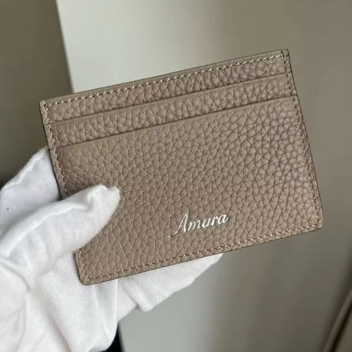 Amara card wallet Beige